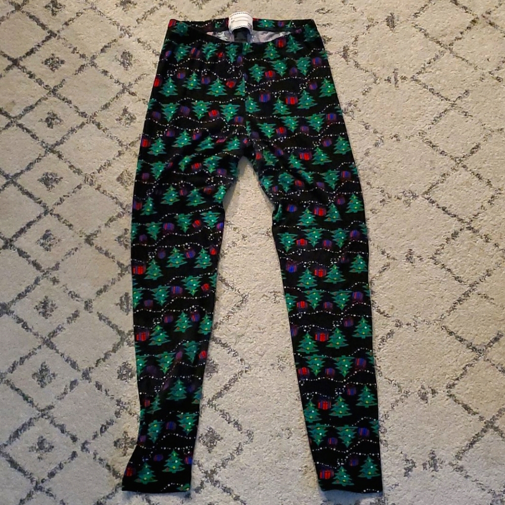 Black Christmas Leggings